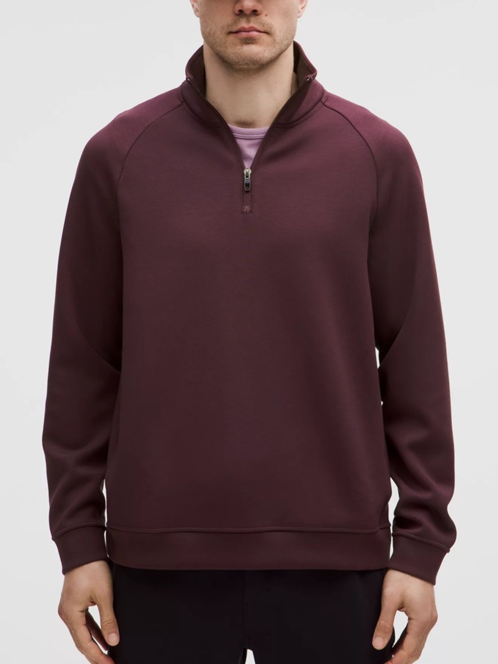 Luluemon Smooth Spacer Quarter Zip Pullover Goodnight Plum Purple Men's X-Large